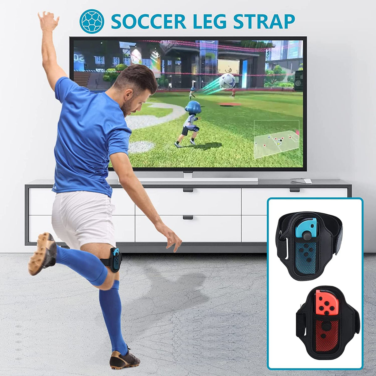 PSS Compatible with Nintendo Switch Sports Accessories Bundle, 10 in 1