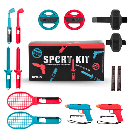 PSS Compatible with Nintendo Switch Sports Accessories Bundle, 10 in 1